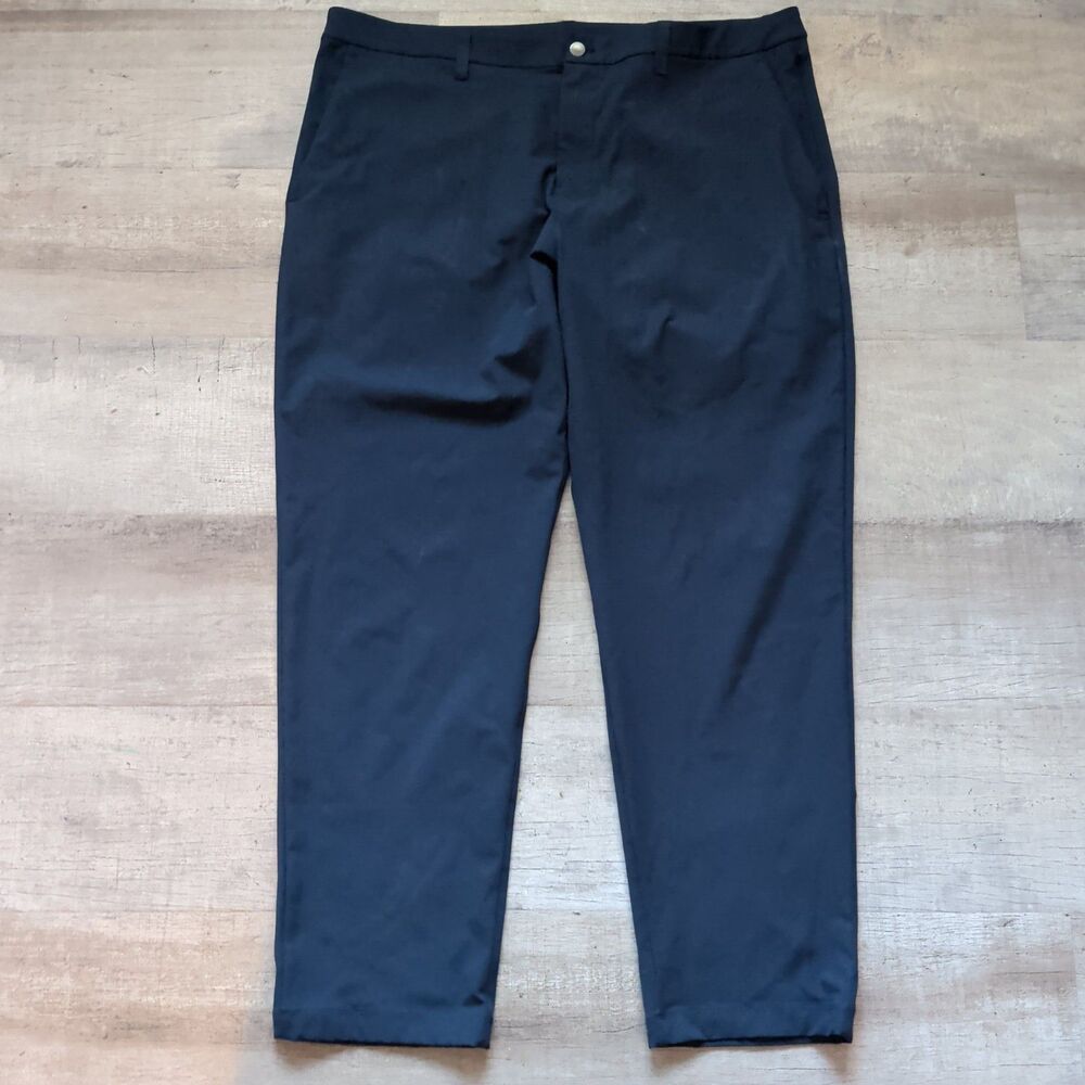 Lululemon Men's Commission Pant Slim Warpstreme Navy Blue Size 40